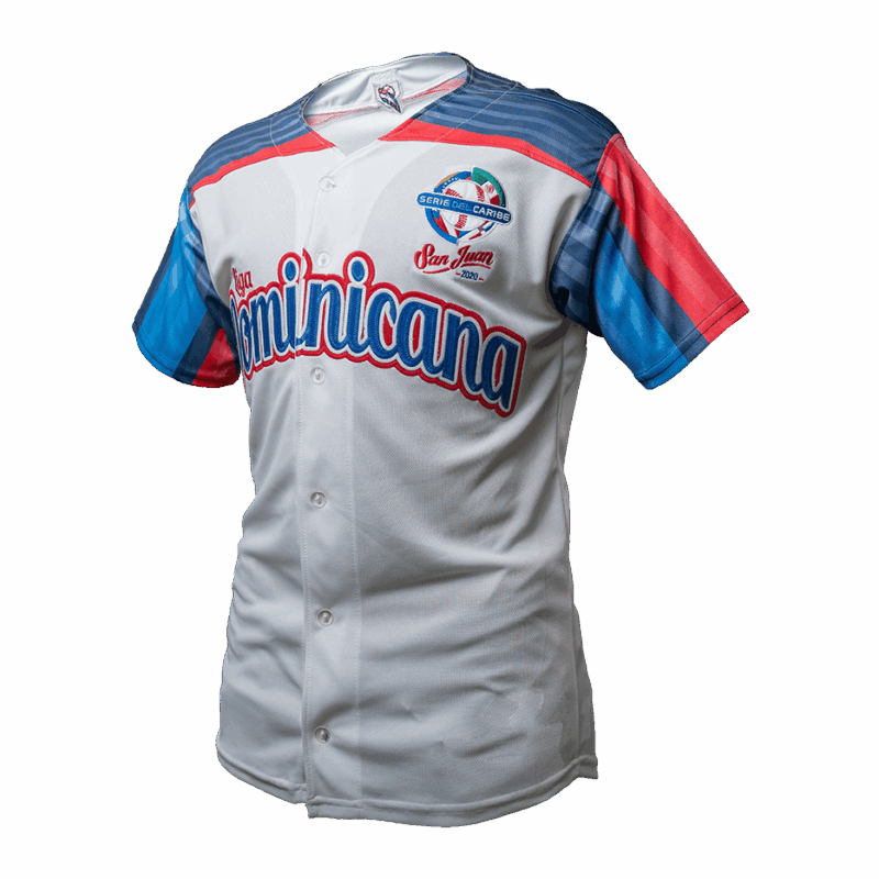 Dominicana White Custom Jersey Serie del Caribe 2019-2020 Unisex
