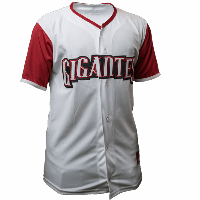 Gigantes del Cibao Authentic White Custom Jersey