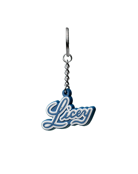 Tigres del Licey Logo Keychain Blue