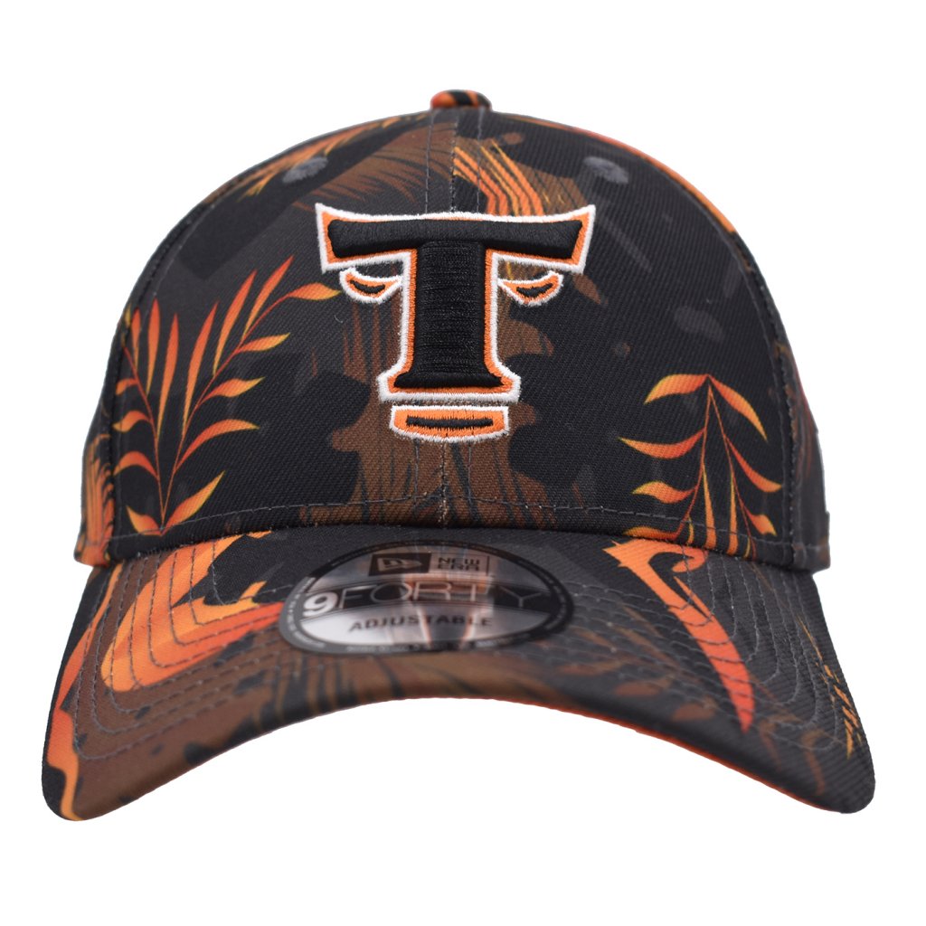 Toros del Este New Era Orange/Black Tropical 9FORTY Adjustable Hat