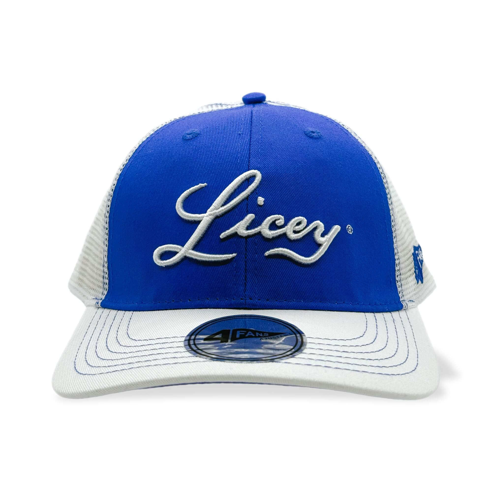 Tigres del Licey 4Fans Trucker Mesh Blue/White Cap - Gorra - Image 3