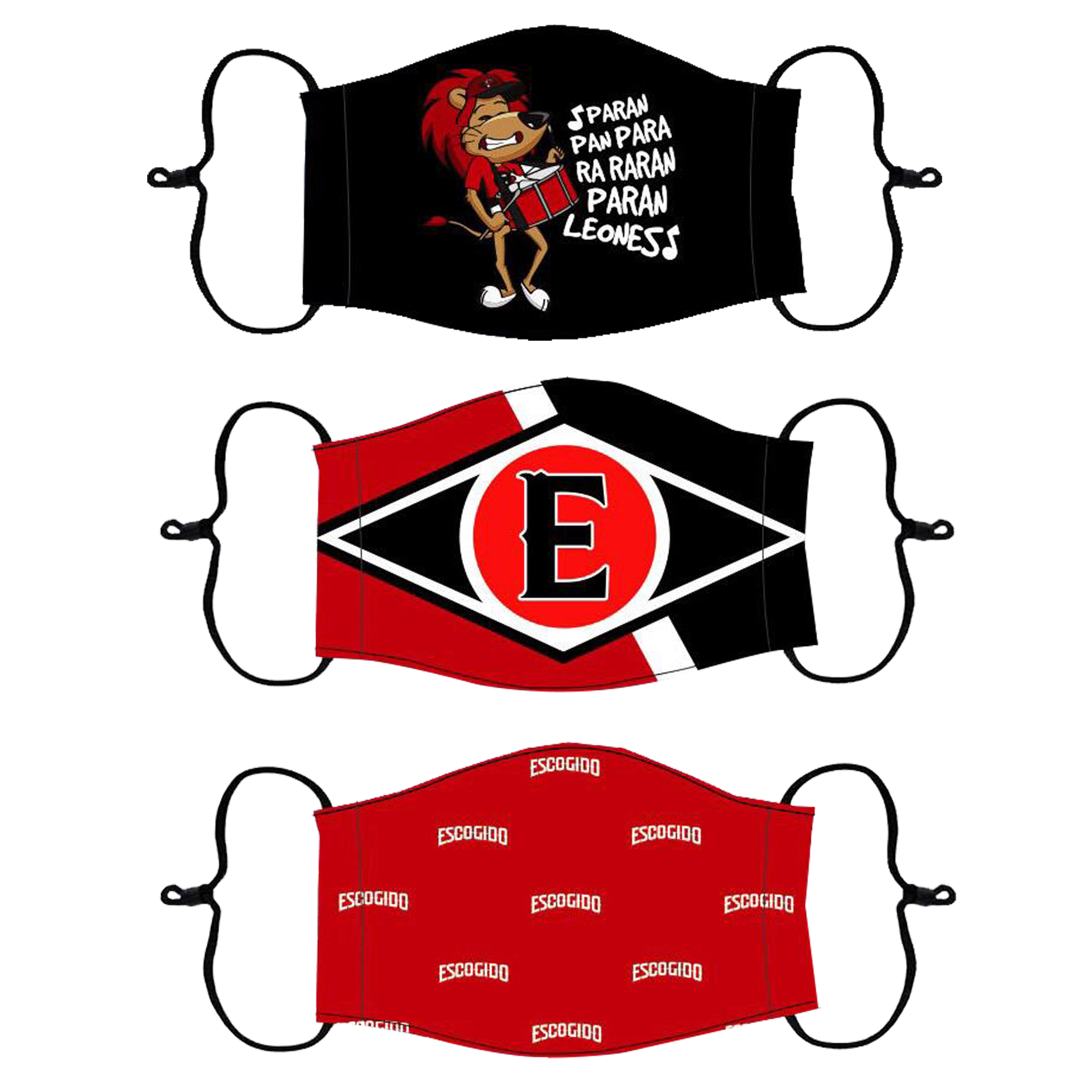 Adult Leones del Escogido Face Covering 3-Pack