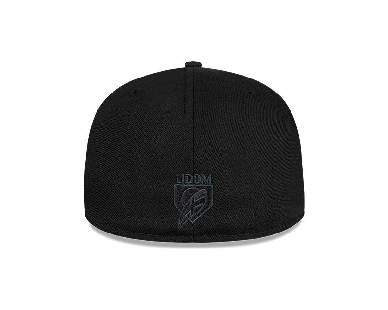 Tigres del Licey New Era Black on Black Authentic Collection On Field 59FIFTY Performance Fitted Hat - Image 4