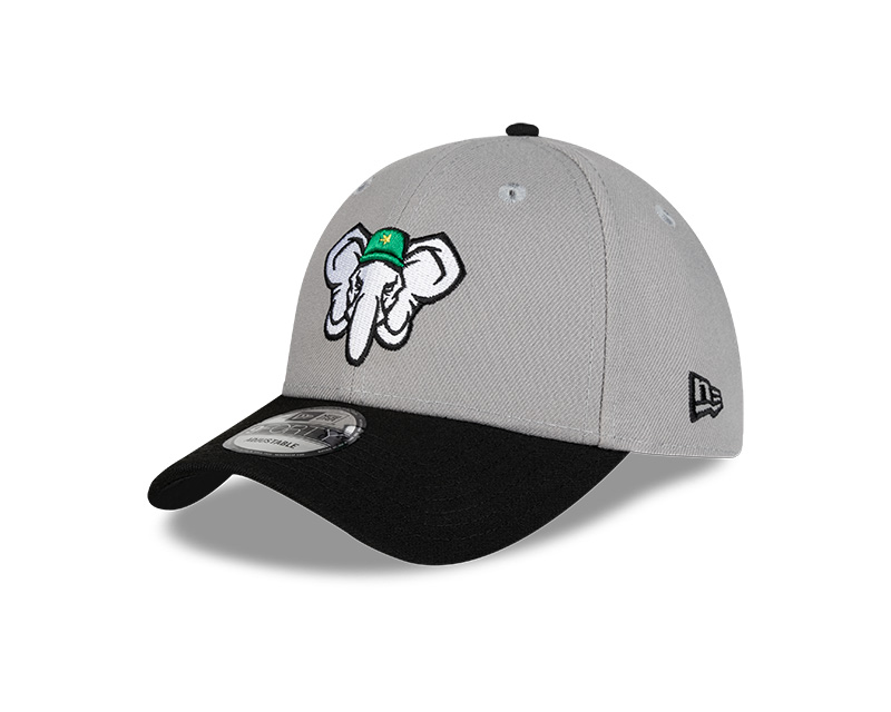 Estrellas Orientales 9Forty Grey Adjustable New Era Hat Elefante