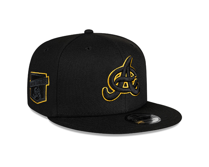 Águilas Cibaeñas New Era Black 9FIFTY Snapback Adjustable Hat - Image 2