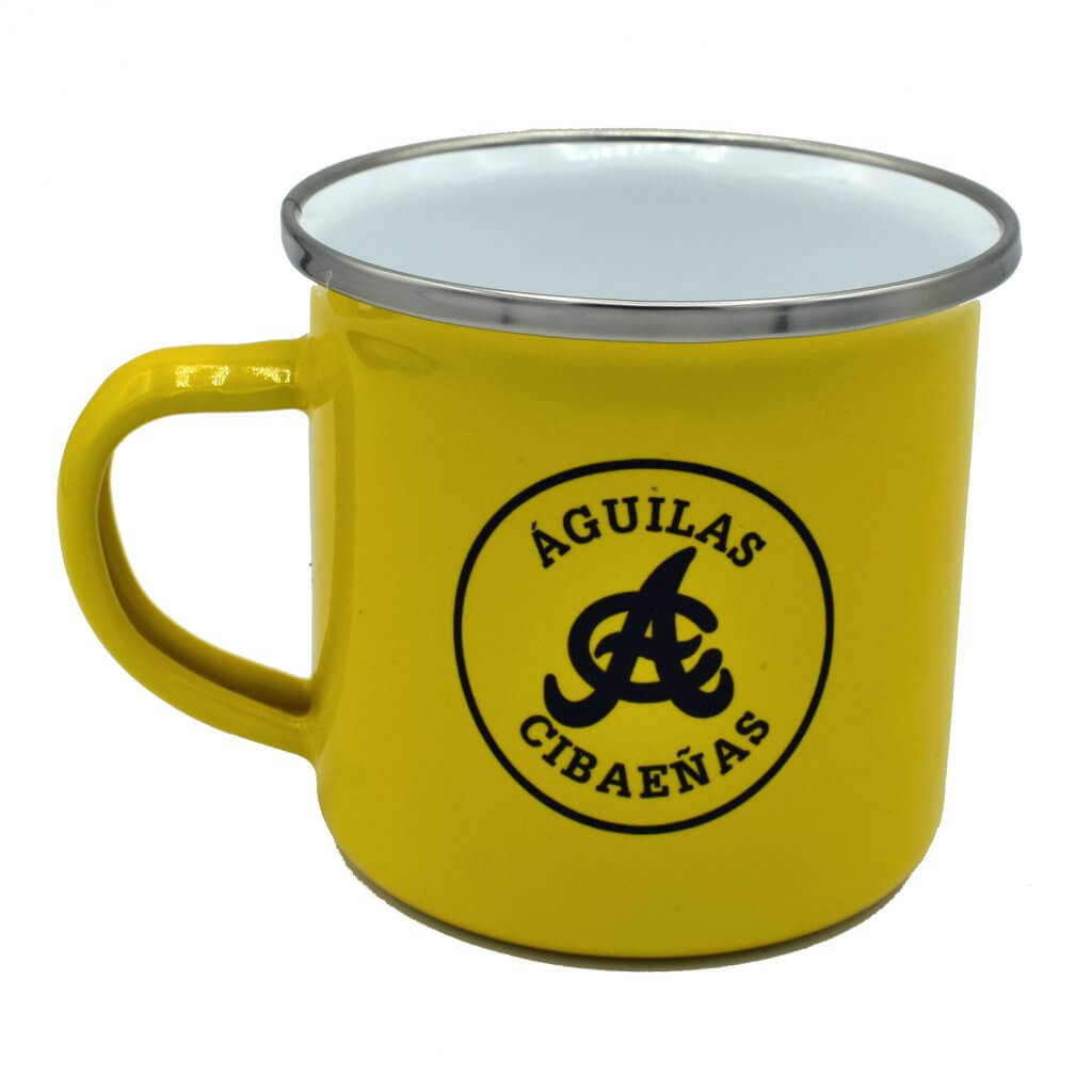 Aguilas Cibaeñas Stainless Steel 12OZ Yellow Mug.
