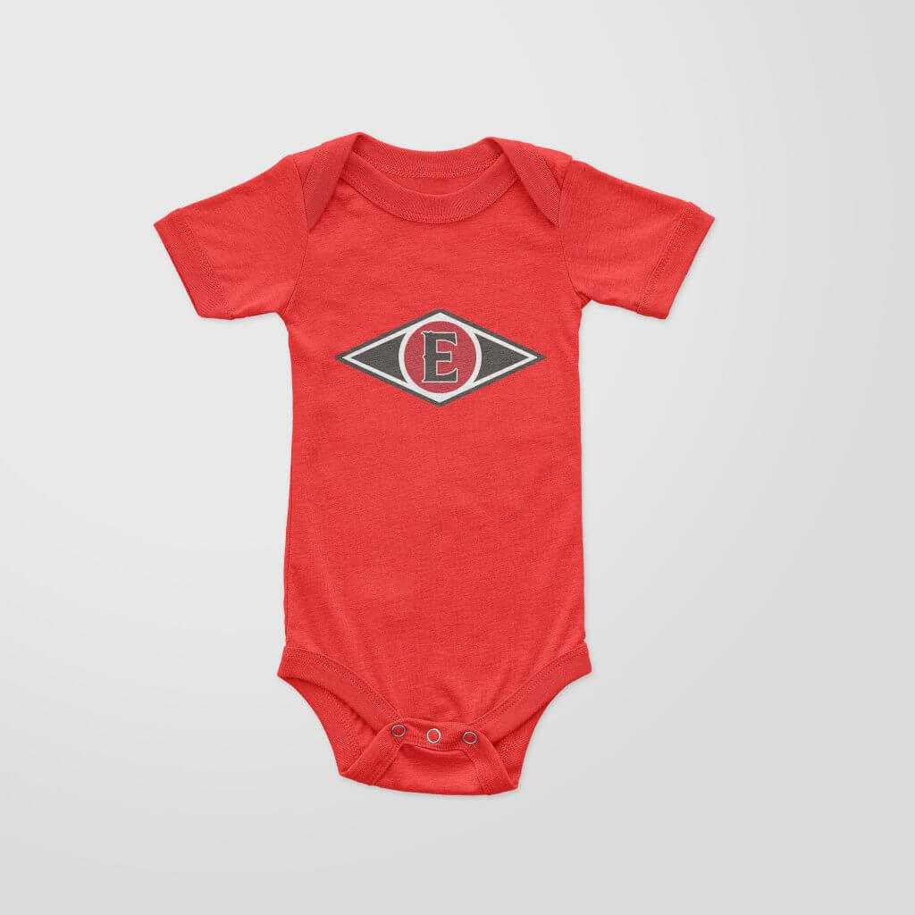 Leones del Escogido - Diamante Baby Onesie - Red/Rojo