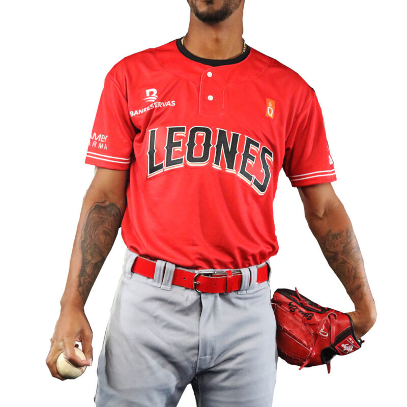 Leones del Escogido Authentic Red Jersey