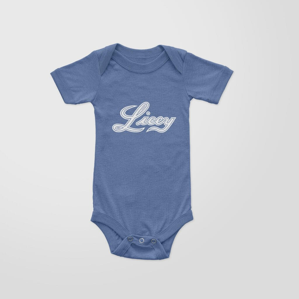 Tigres del Licey - "Licey" Baby Onesie - Blue/Azul