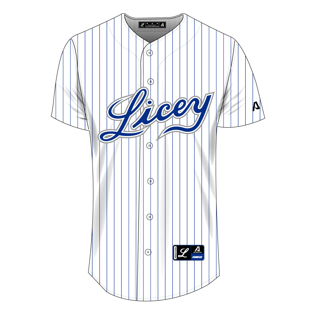 TIGRES DEL LICEY AUTHENTIC STRIPED WHITE JERSEY ARRIETA