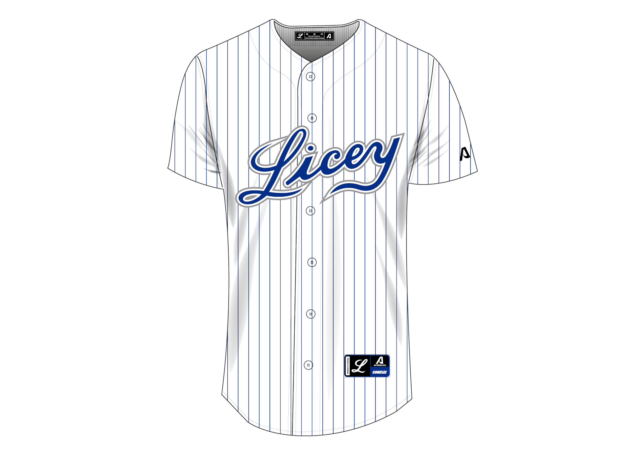TIGRES DEL LICEY AUTHENTIC STRIPED WHITE JERSEY ARRIETA