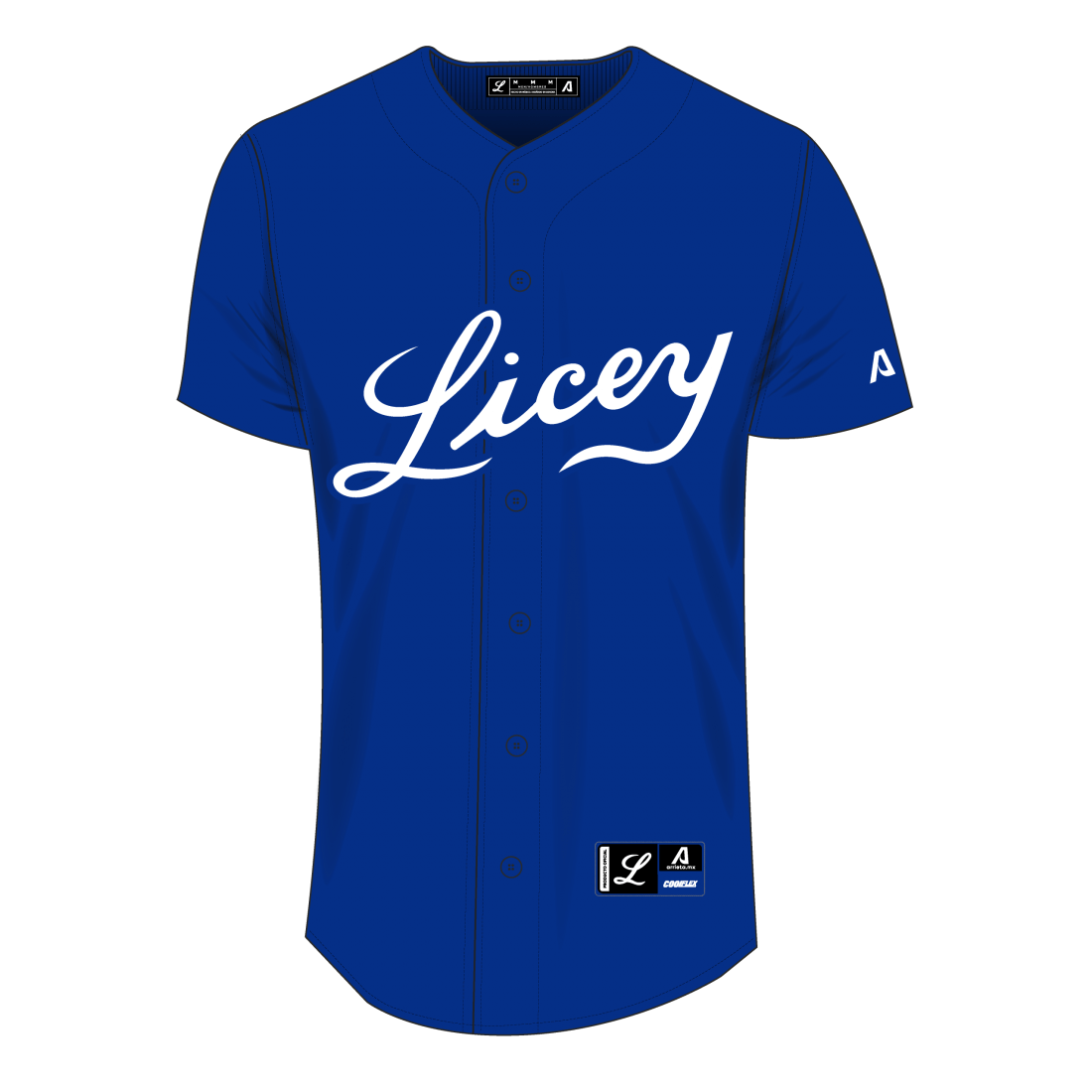 Tigres del Licey Authentic Retro Royal Blue Custom Jersey Arrieta