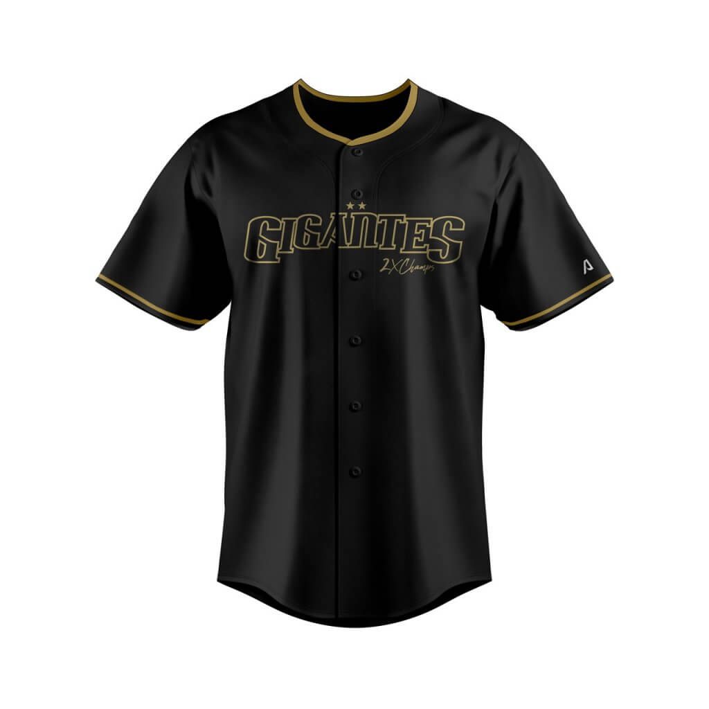 GIGANTES DEL CIBAO JERSEY BLACK/GOLD ARRIETA