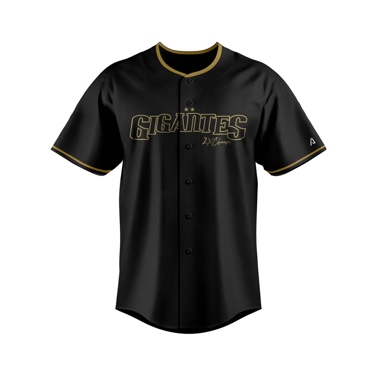GIGANTES DEL CIBAO JERSEY BLACK/GOLD ARRIETA