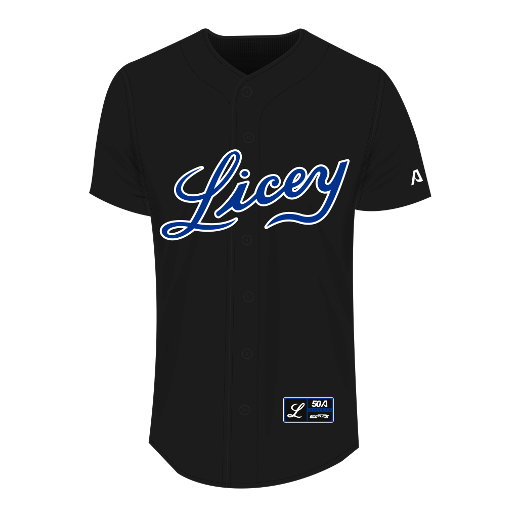 Tigres del Licey Authentic Black Custom Jersey 2023-2024