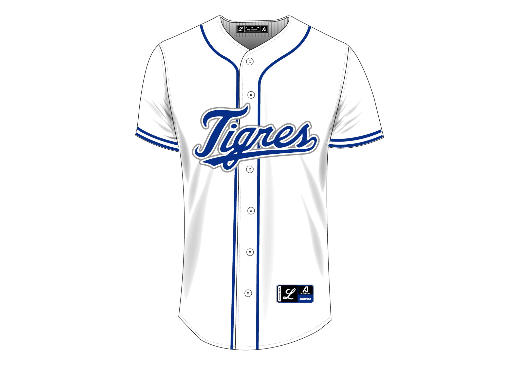 Tigres del Licey Authentic White Jersey Arrieta