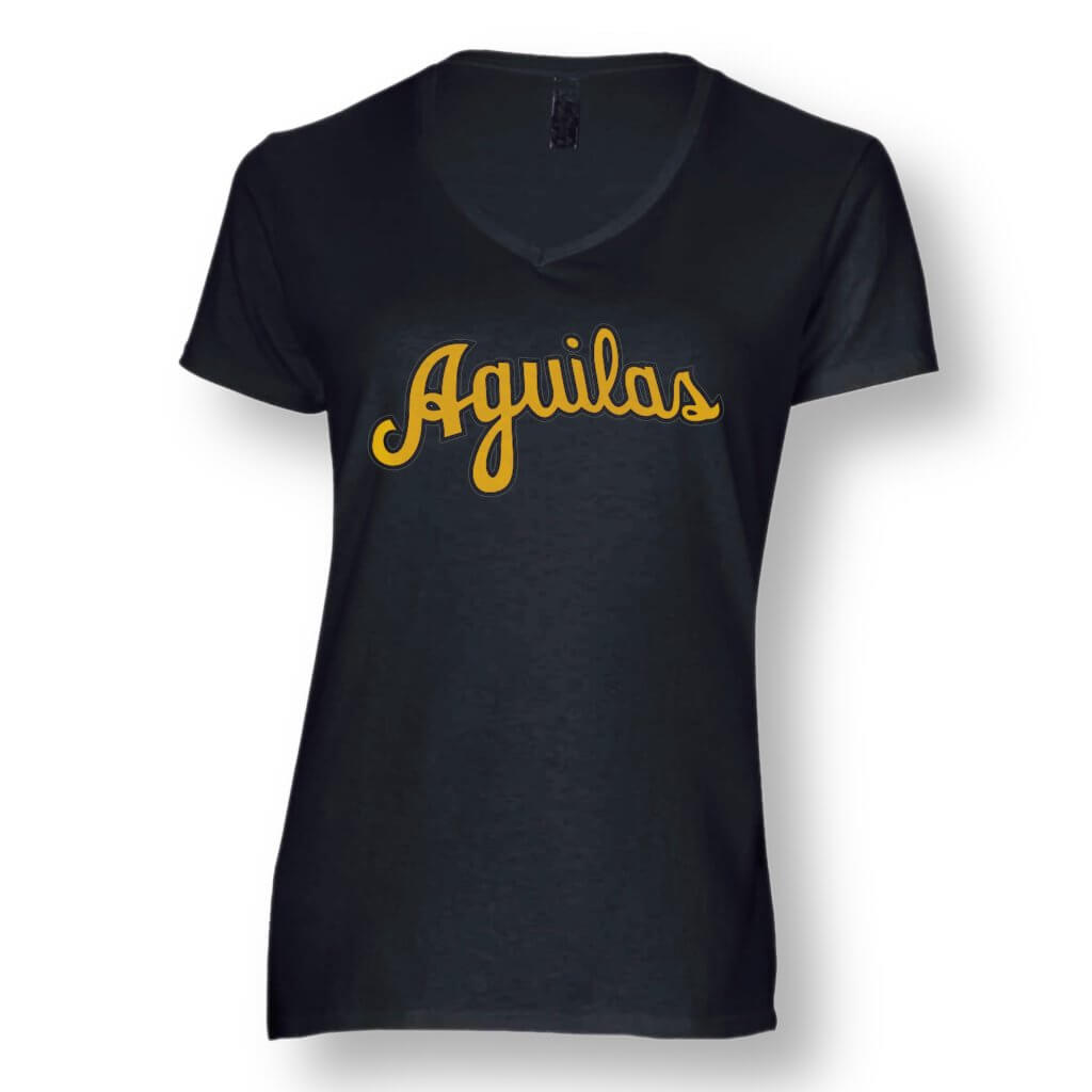 Aguilas Cibaeñas Womens' Short Sleeve V-Neck T-shirts