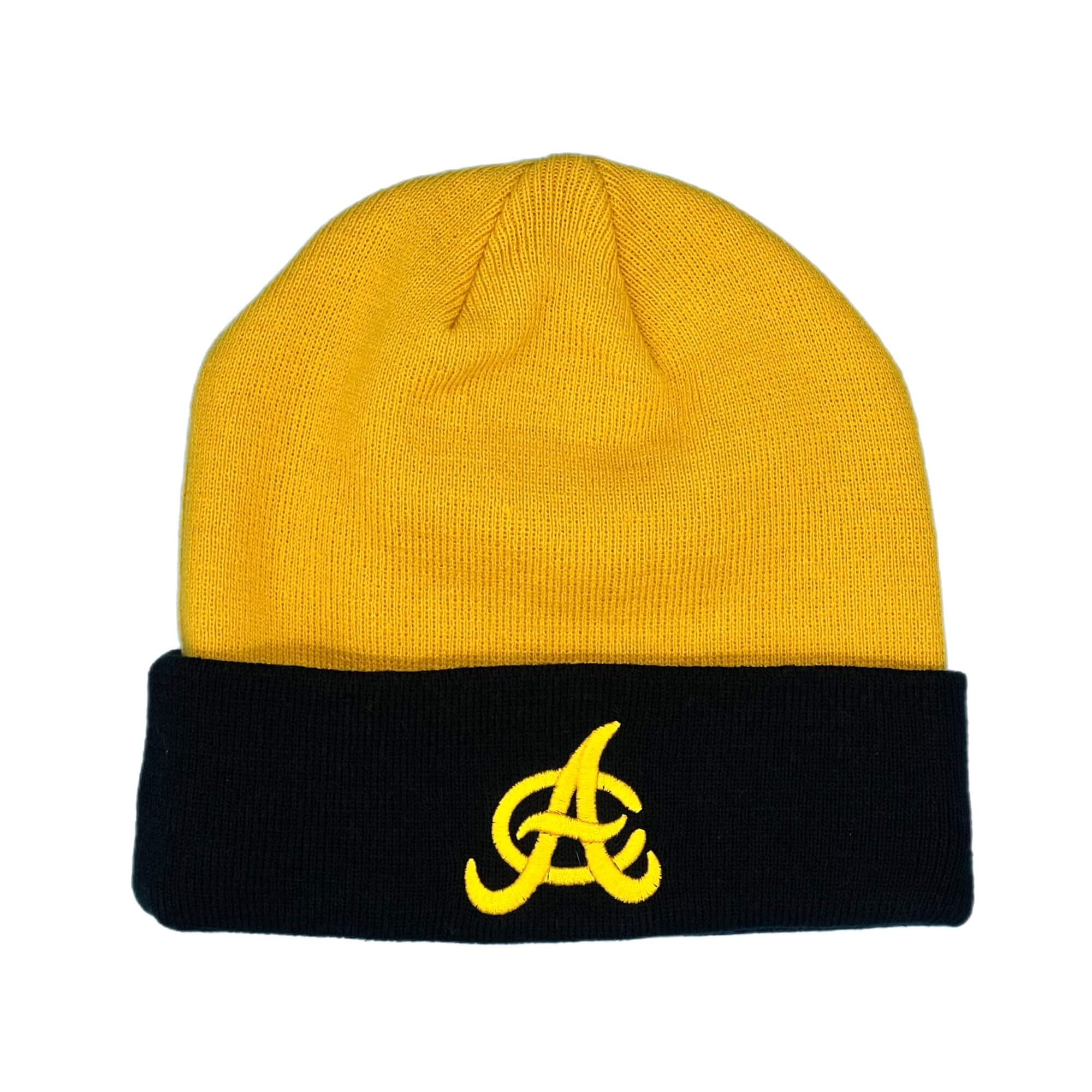 Aguilas Cibaeñas Yellow/Black Cuffed Knit Hat Arrieta