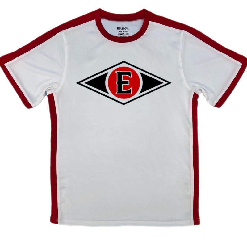 Leones del Escogido Mens' Short Sleeve Sport T-shirt White-Red Wilson