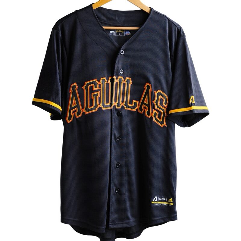 Águilas Cibaeñas Authentic Black Custom Retro Jersey