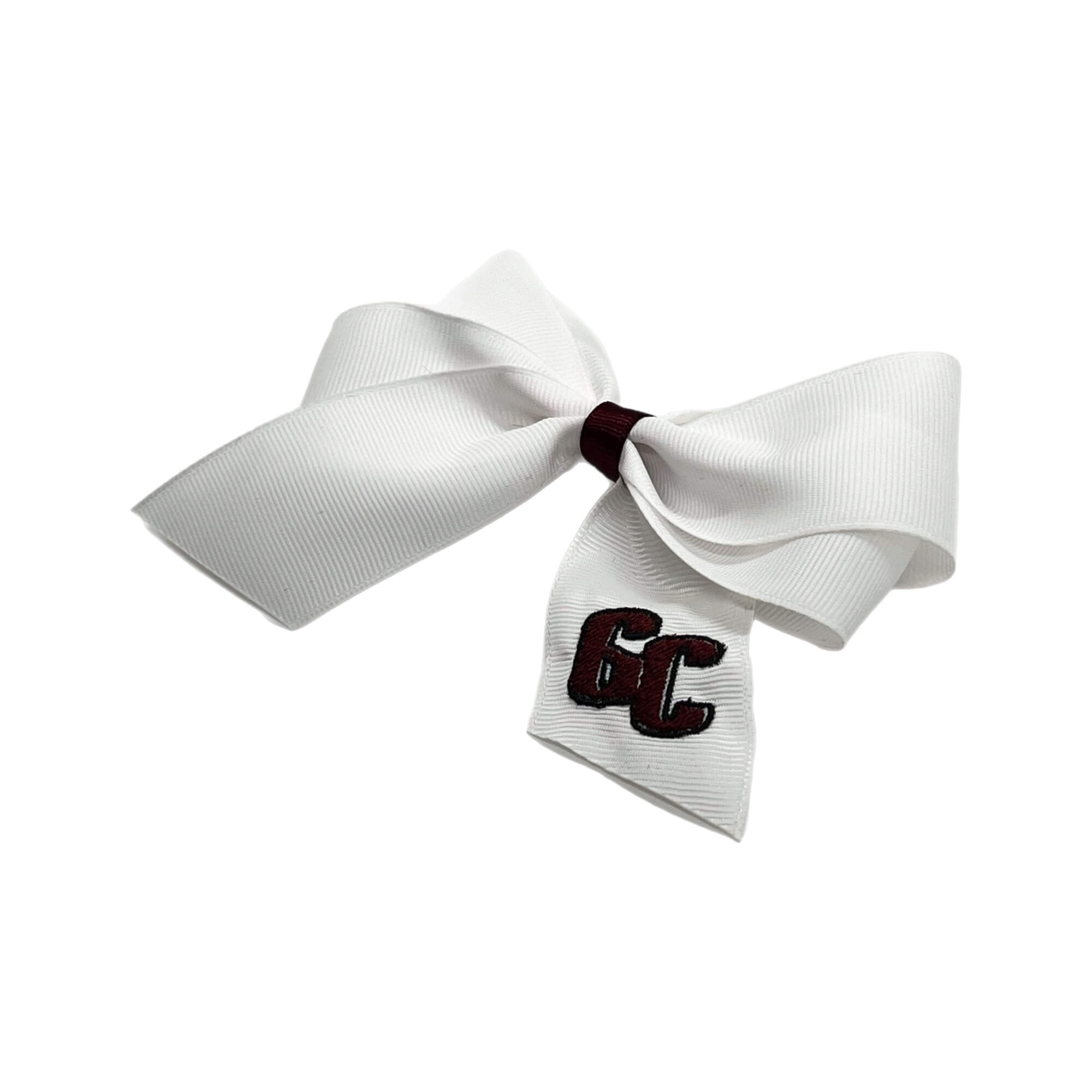 Gigantes del Cibao Women's and Girls' Baseball Hair Bows 2 Pcs - Lazos de Cabello de Béisbol Gigantes del Cibao - Para Niñas/Mujeres - Image 3