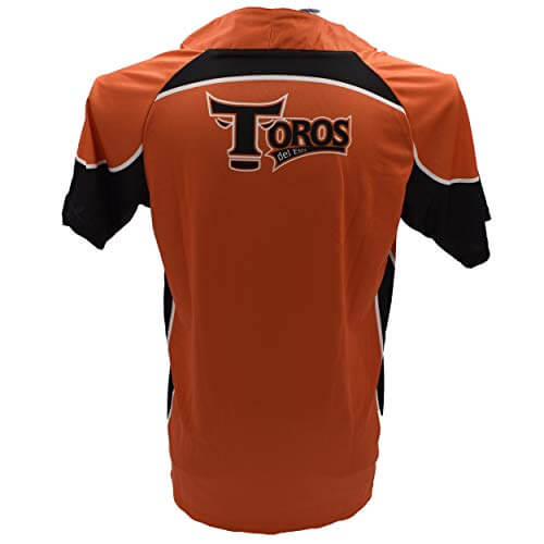 Toros del Este Authentic Orange Jersey Two-Button - Image 2
