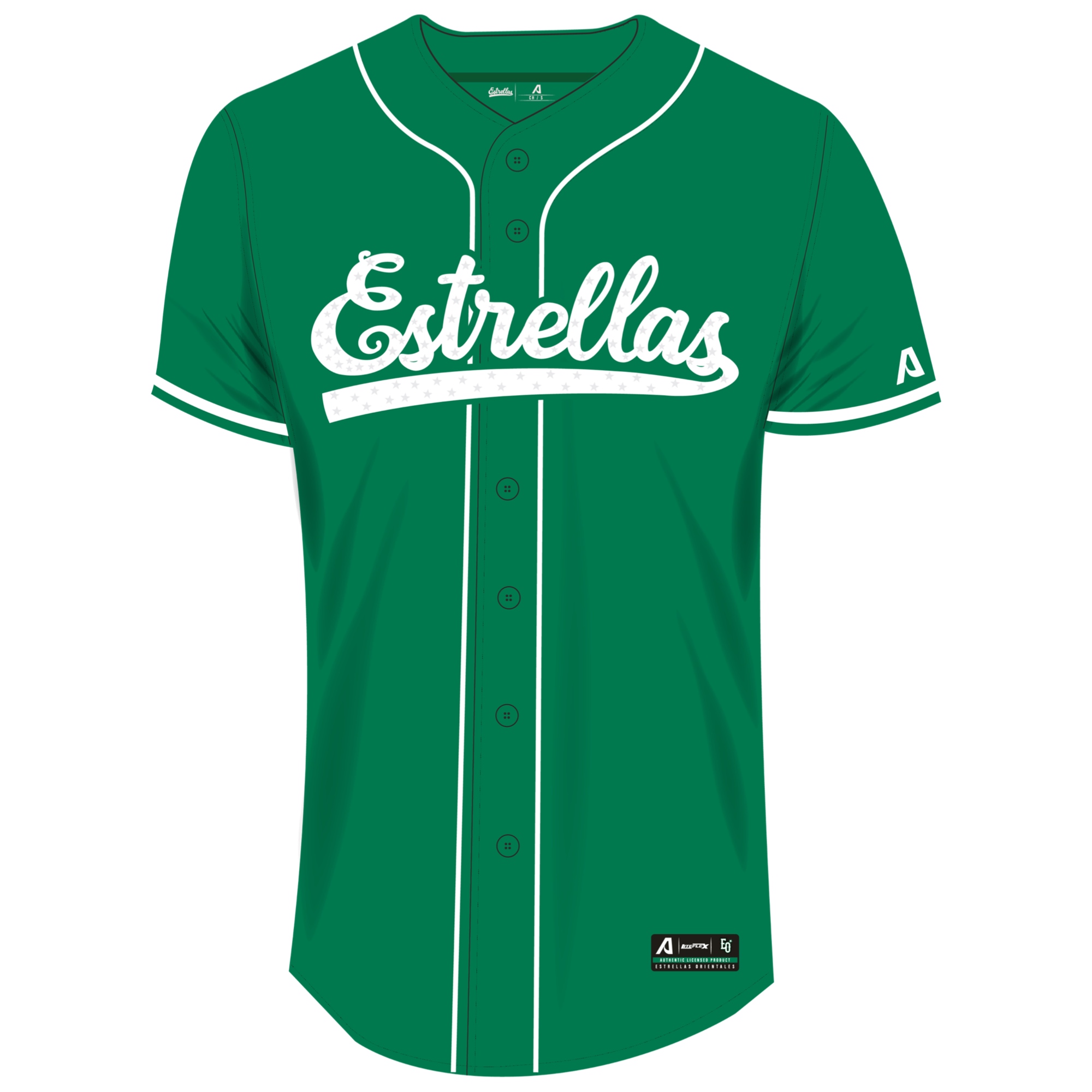 Men's Estrellas Orientales Tatis Jr #23 Replica Player Jersey Green Arrieta - Image 2