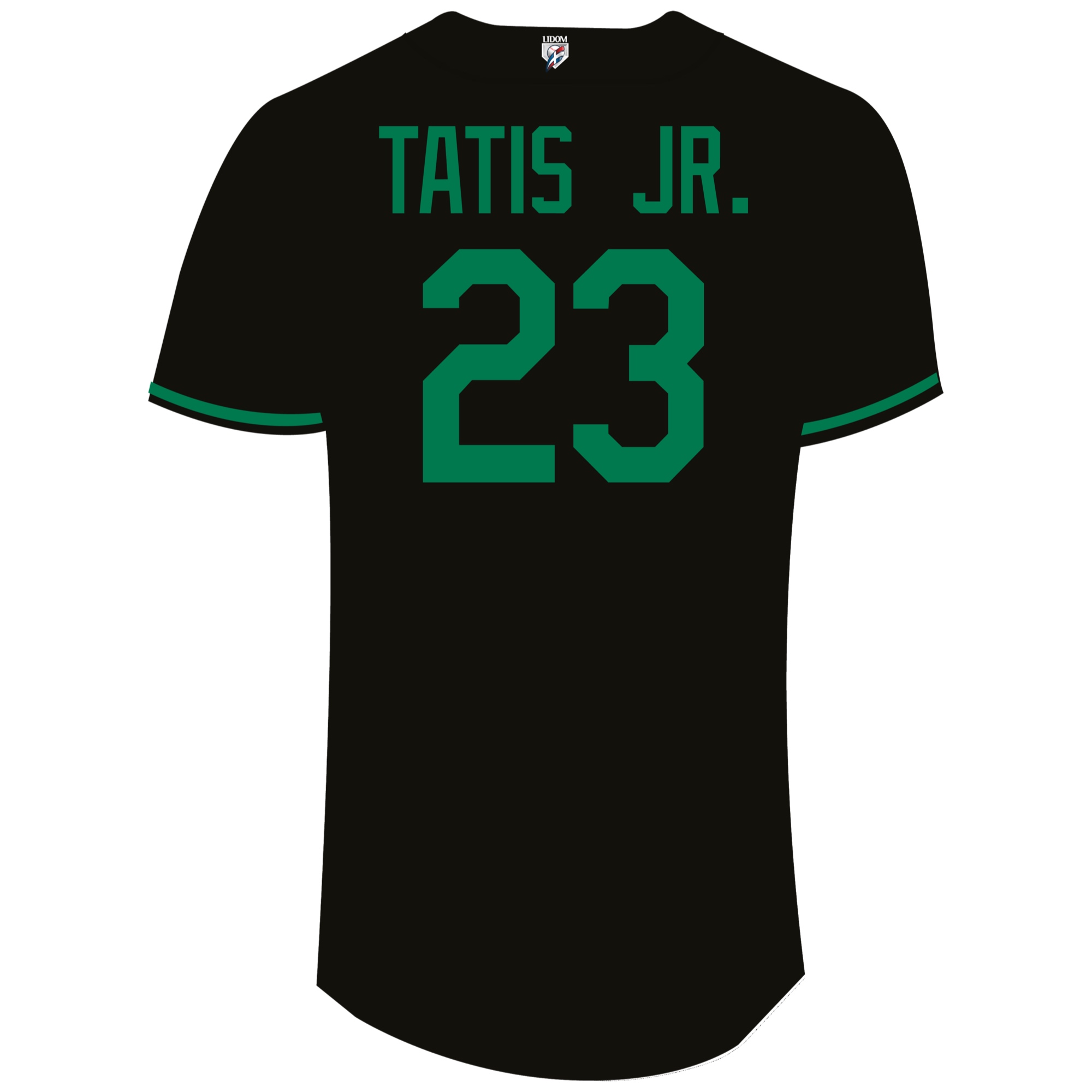 Men's Estrellas Orientales Tatis Jr #23 Replica Player Jersey Black Arrieta - Image 3