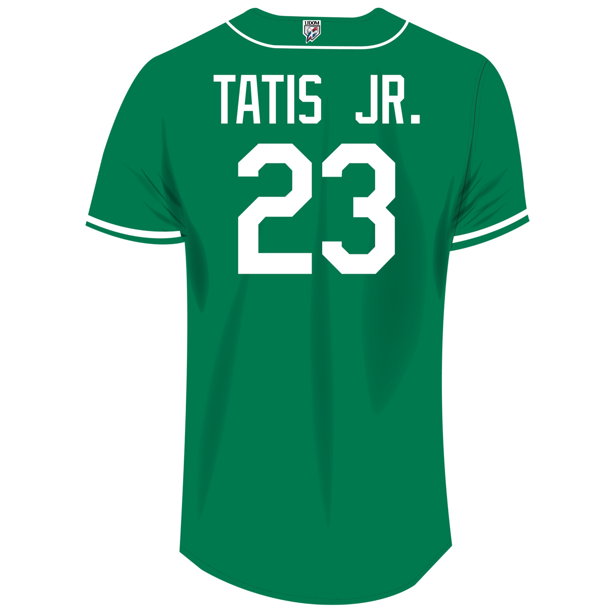 Men's Estrellas Orientales Tatis Jr #23 Replica Player Jersey Green Arrieta - Image 3
