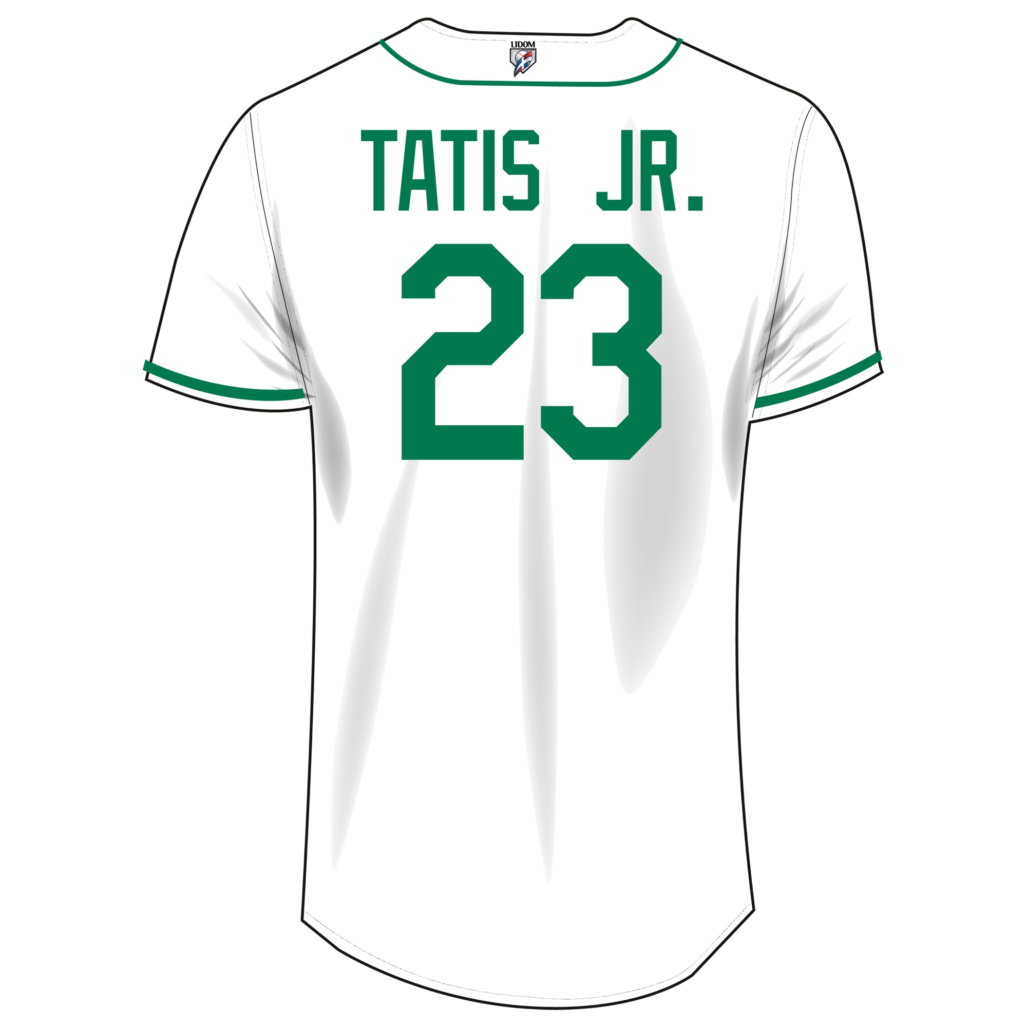 Men's Estrellas Orientales Tatis Jr #23 Replica Player Jersey White Arrieta - Image 3