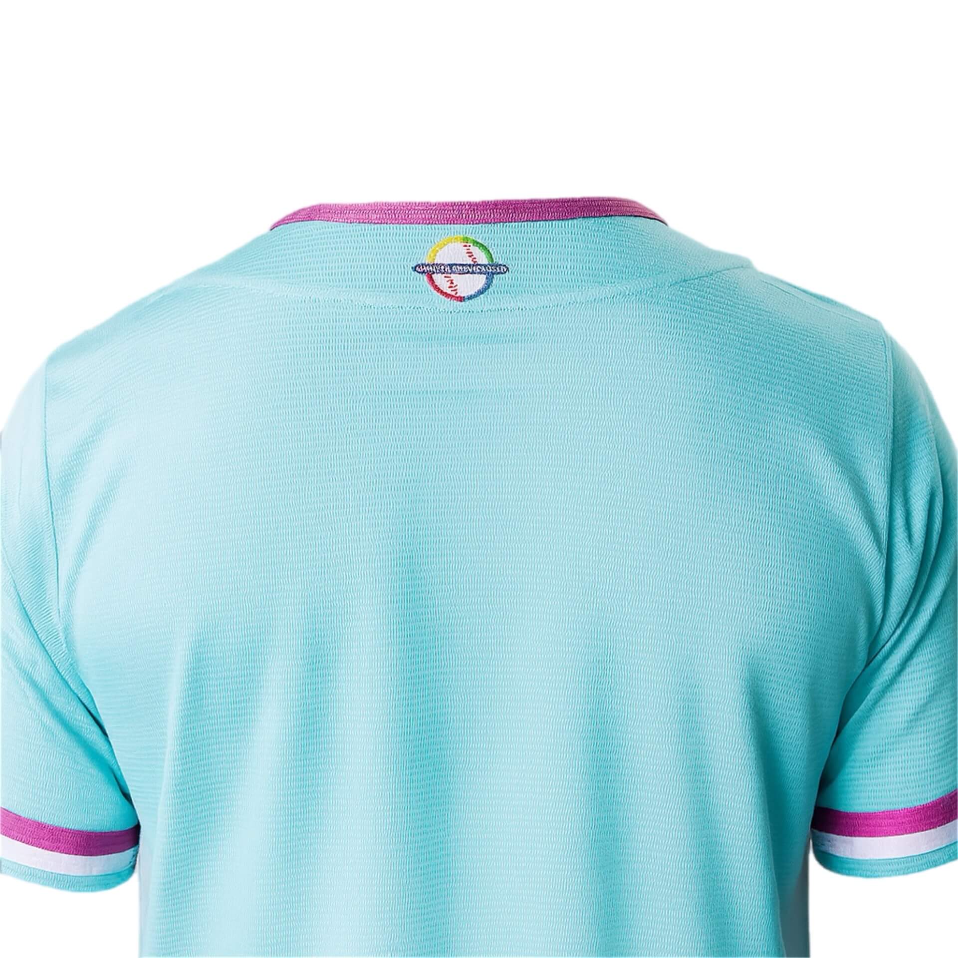 Jersey Liga Dominicana LIGADOM Teal/Pink - Arrieta - Serie del Caribe - Image 5