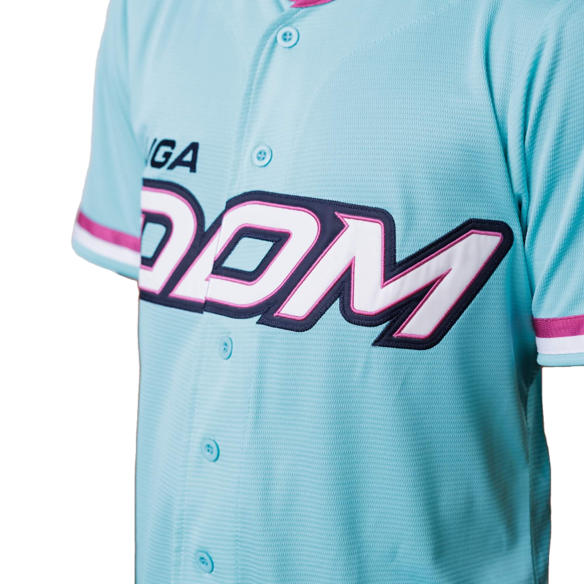 Jersey Liga Dominicana LIGADOM Teal/Pink - Arrieta - Serie del Caribe - Image 2