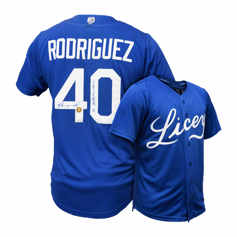Henry Rodríguez "El Matatán Azul" | Blue Jersey Autographed Tigres del Licey.