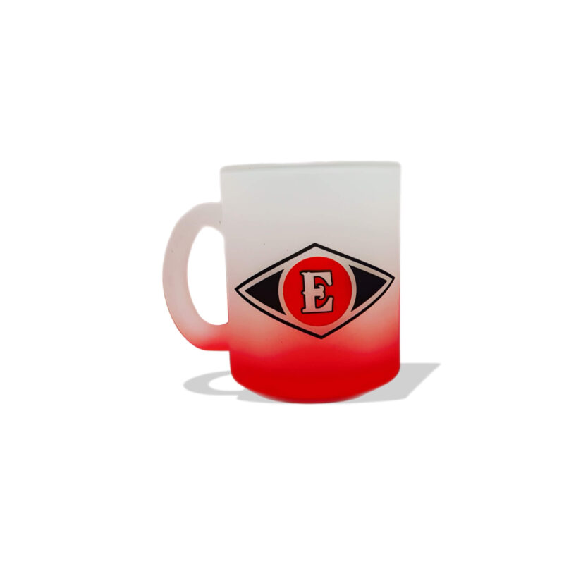 Leones del Escogido 10 oz Frosted Red Mug - Taza Roja Escarchada de 10 oz