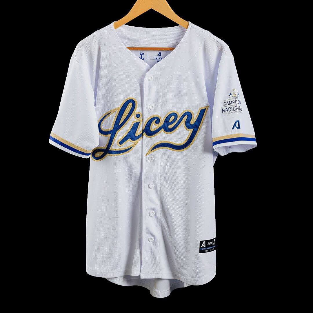 Tigres del Licey Bicampeones White Jersey - Arrieta - Image 2