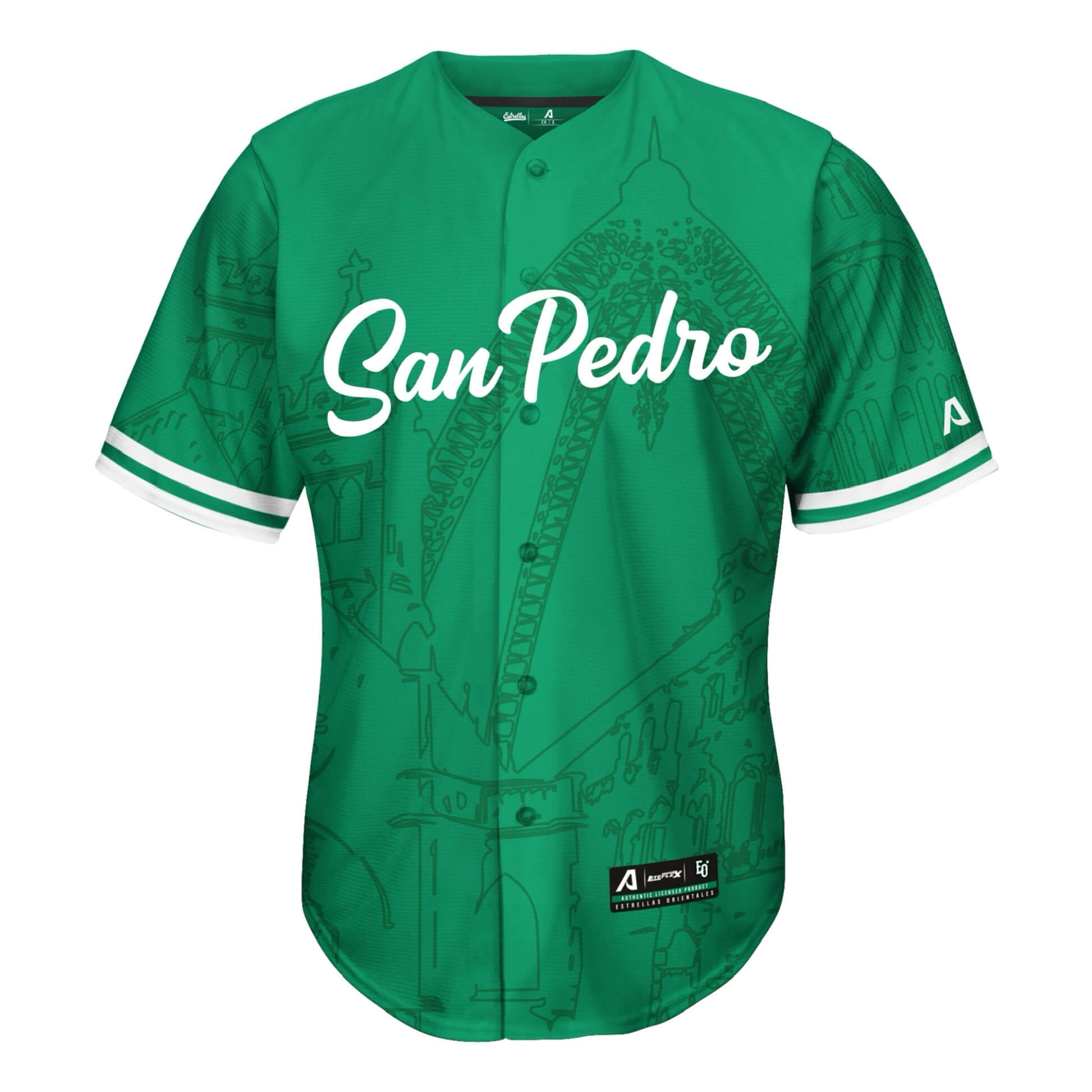 Estrellas Orientales Green Jersey "San Pedro"- Arrieta 2024 - 2025 - Green