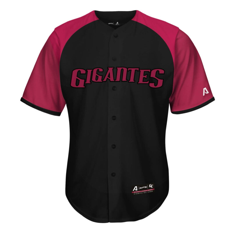 Gigantes del Cibao Black/Wine Jersey - Arrieta 2024 - 2025 - Negra/Vino