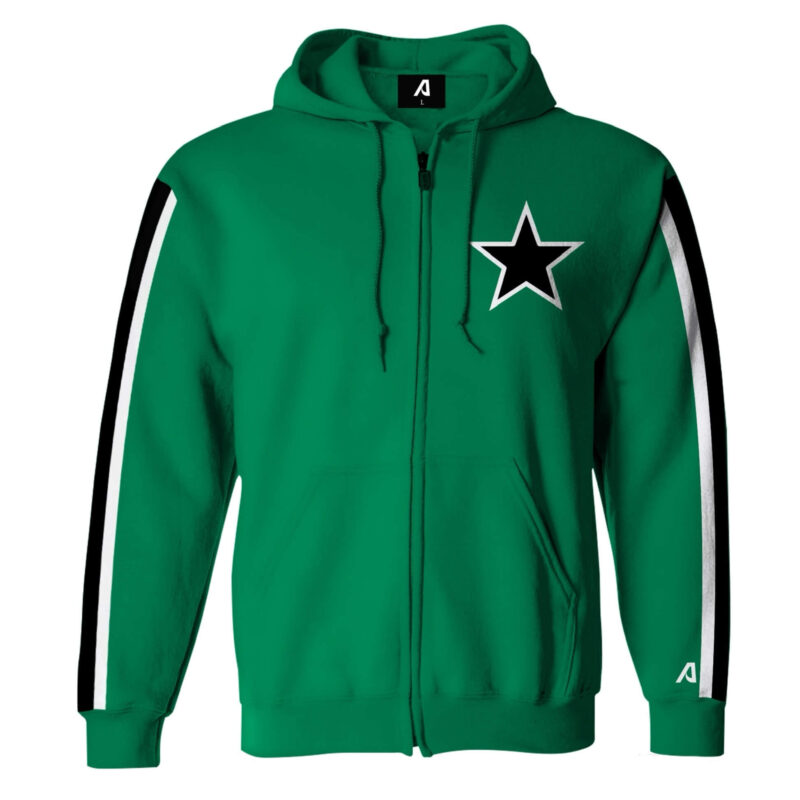 Estrellas Orientales Green Hoodie