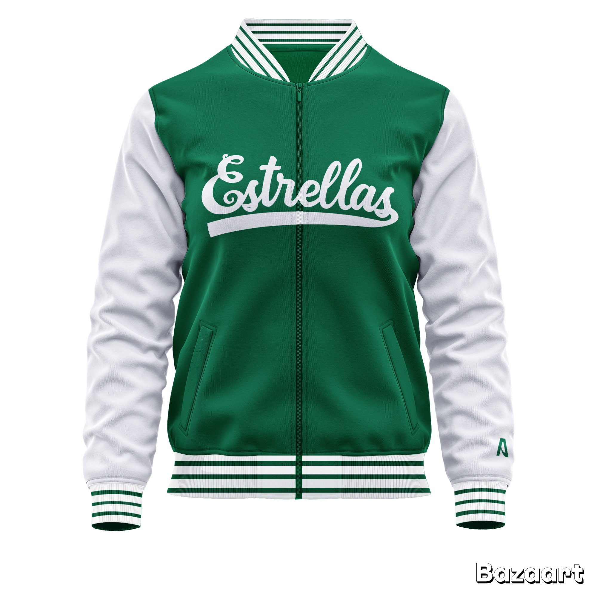 Estrellas Orientales Green/White Men's Jacket