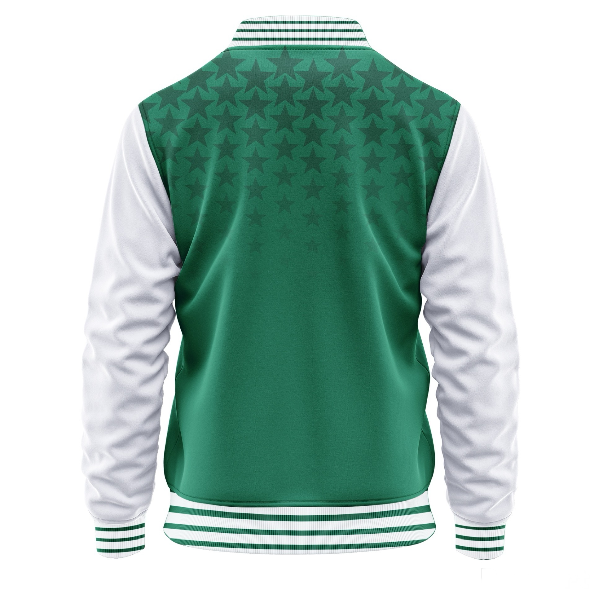 Estrellas Orientales Green/White Men's Jacket - Image 2