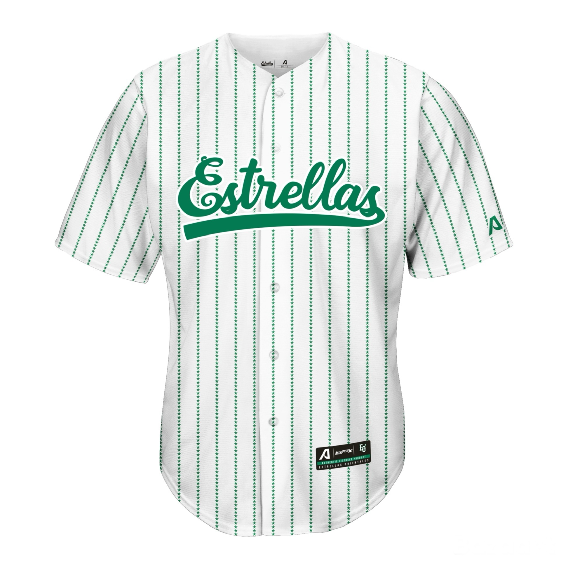 Estrellas Orientales White Striped Jersey - Arrieta 2024 - 2025 - Blanca Rayada