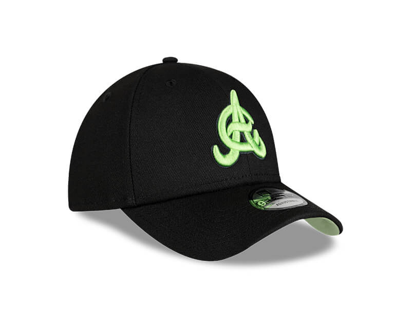 Águilas Cibaeñas 9Forty Adjustable Black with Neon Green Logo New Era - Image 2