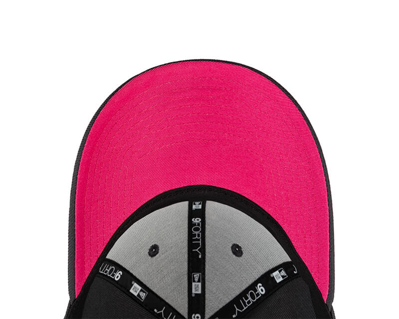 Águilas Cibaeñas 9Forty Adjustable Black with Neon Pink Logo New Era - Image 5