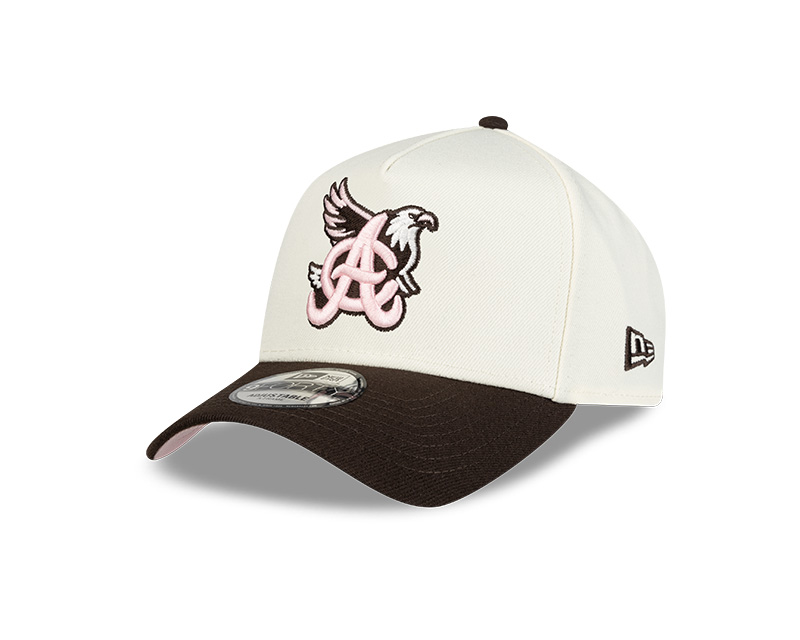 Águilas Cibaeñas 9Forty Adjustable Hat White with Pink Logo New Era