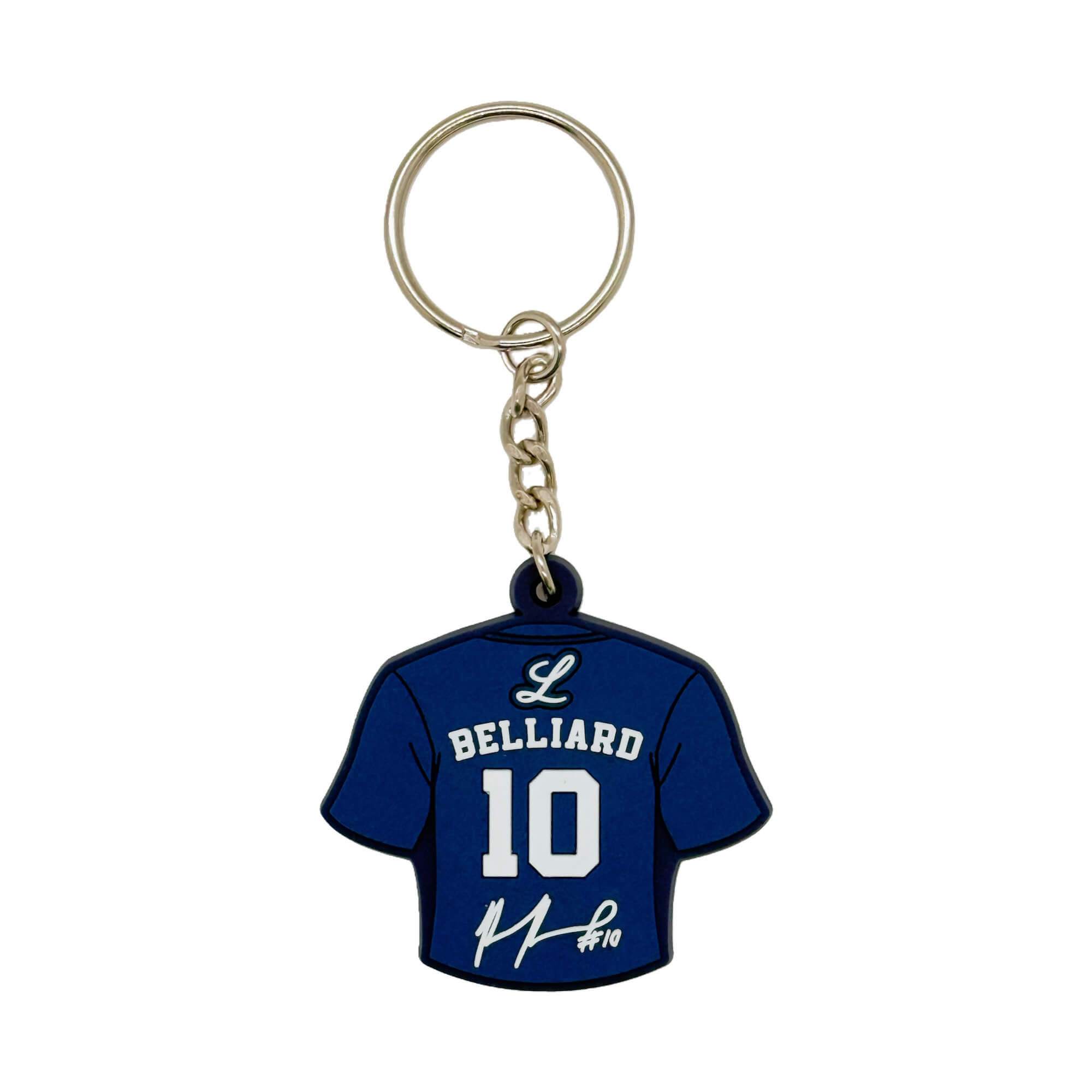 Tigres del Licey Ronnie Belliard Number and Signature silicone Key Chain key ring - Llavero