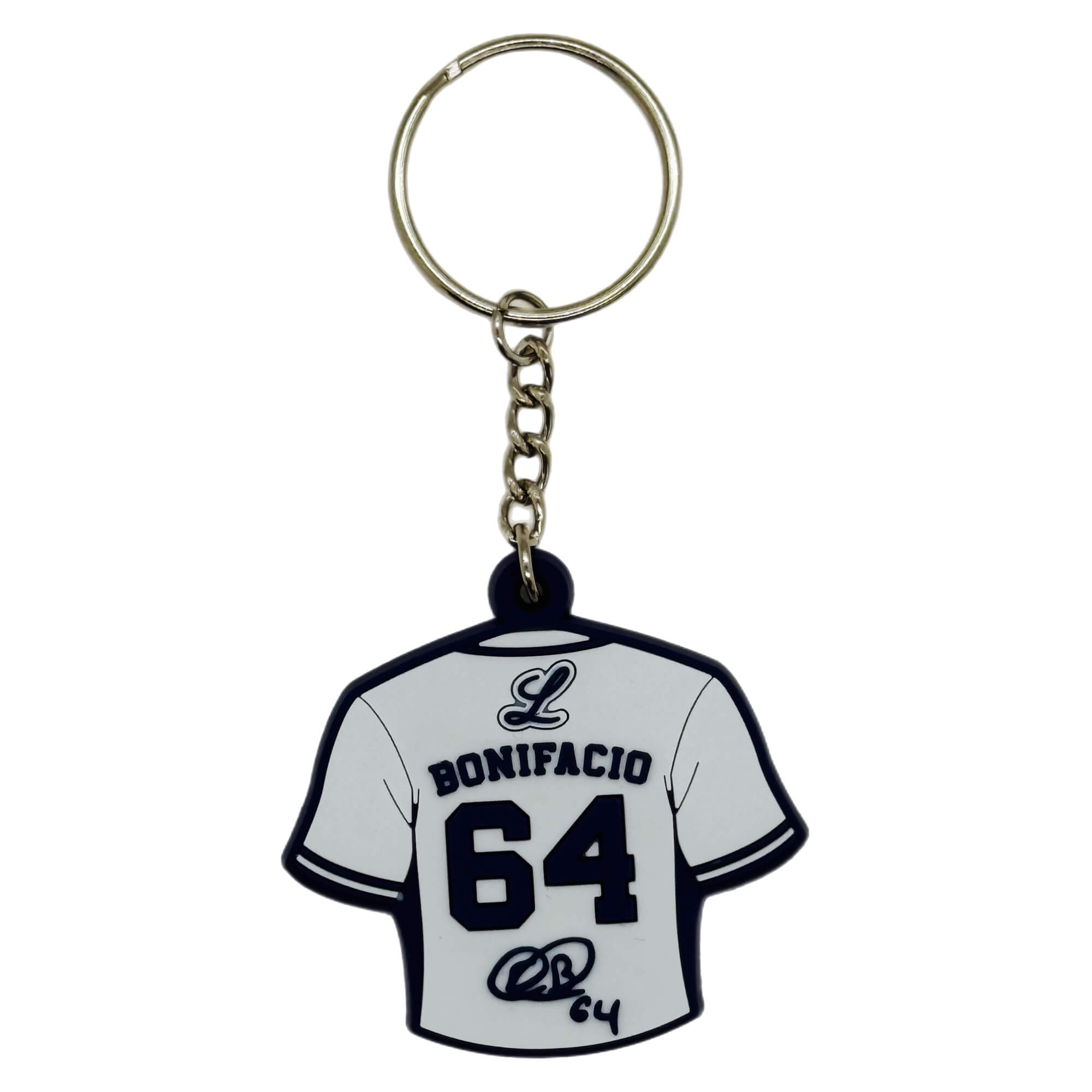 Tigres del Licey Emilio Bonifacio Number and Signature silicone Key Chain key ring - Llavero