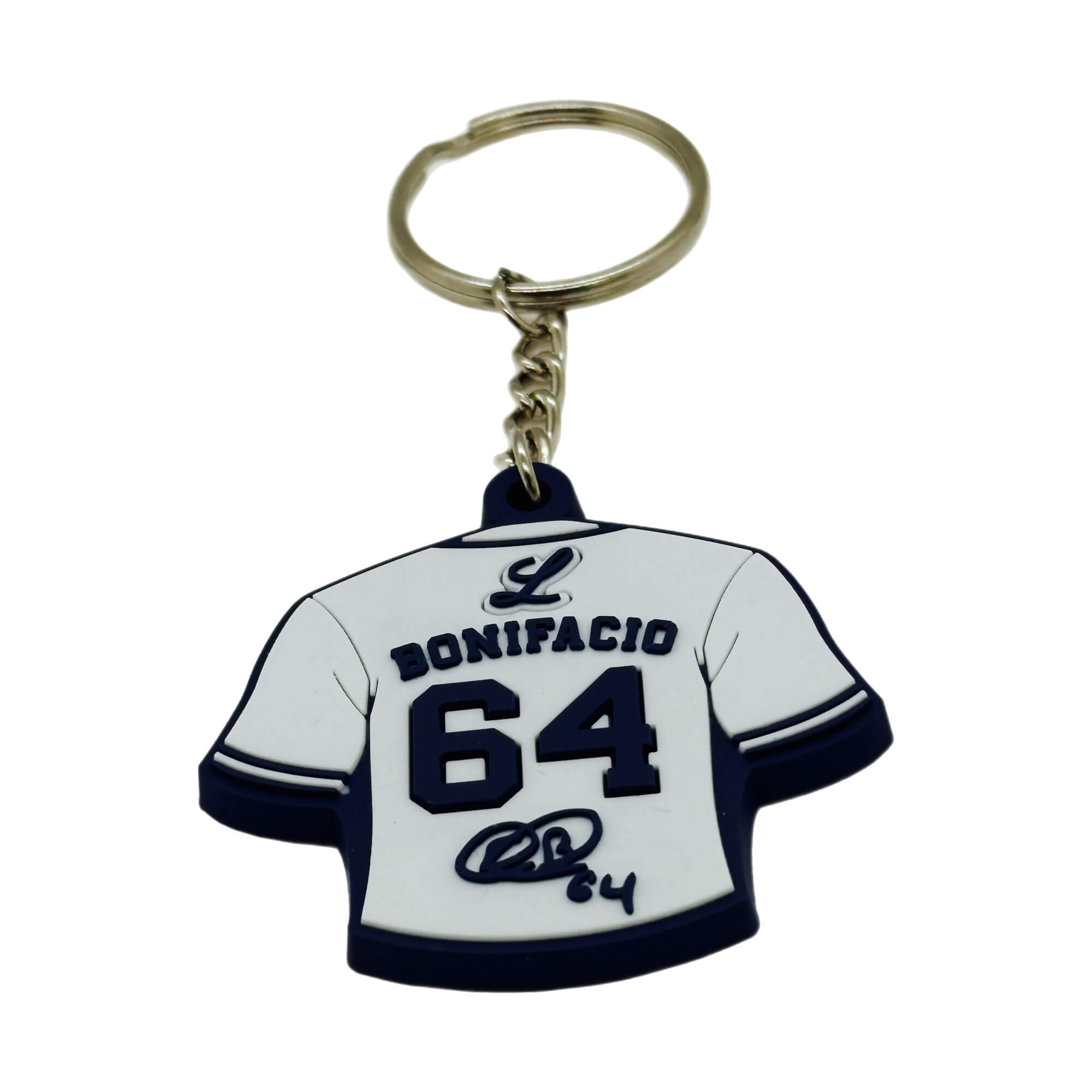 Tigres del Licey Emilio Bonifacio Number and Signature silicone Key Chain key ring - Llavero - Image 2