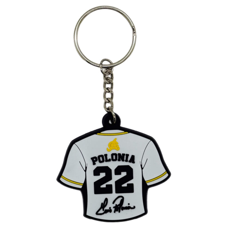 Aguilas Cibaeñas Luis Polonia Number and Signature silicone Key Chain key ring - Llavero