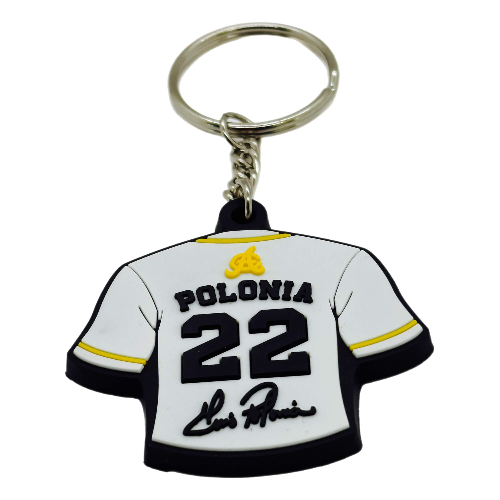 Aguilas Cibaeñas Luis Polonia Number and Signature silicone Key Chain key ring - Llavero - Image 2
